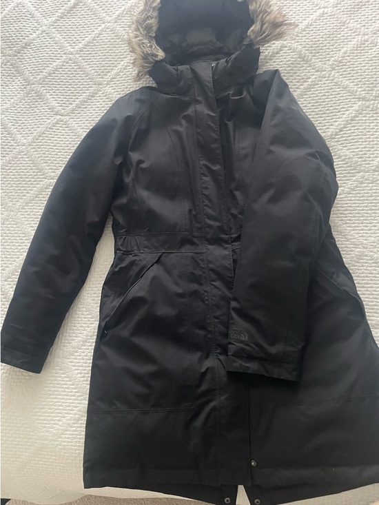 The North Face Jackets & Blazers - The North Face Black Long Insulated Parka with Faux Fur Trim